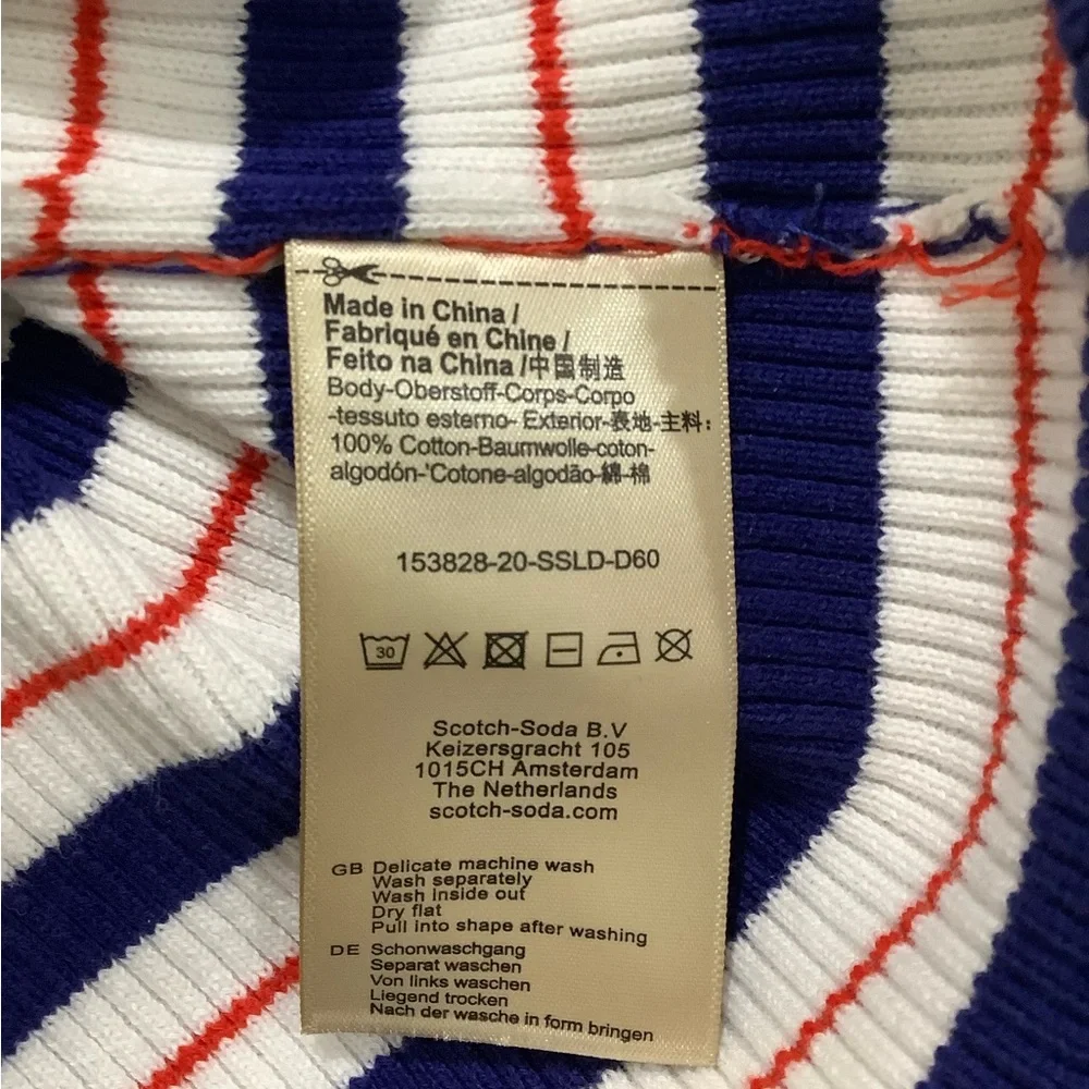 Scotch & Soda Striped Knit Pullover
